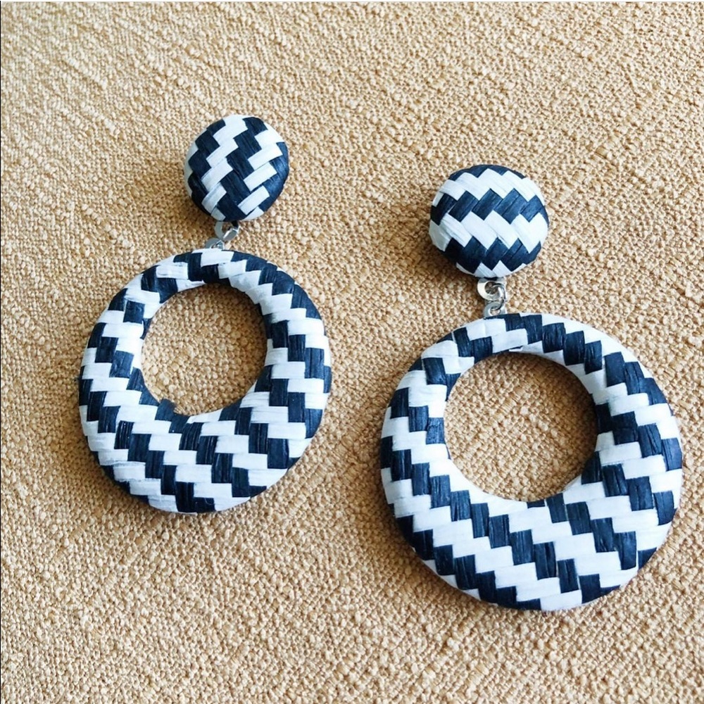 New Black and White earrings
